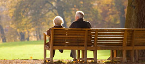 A couple enjoying their lives in their new retirement home in Stratford, Connecticut.